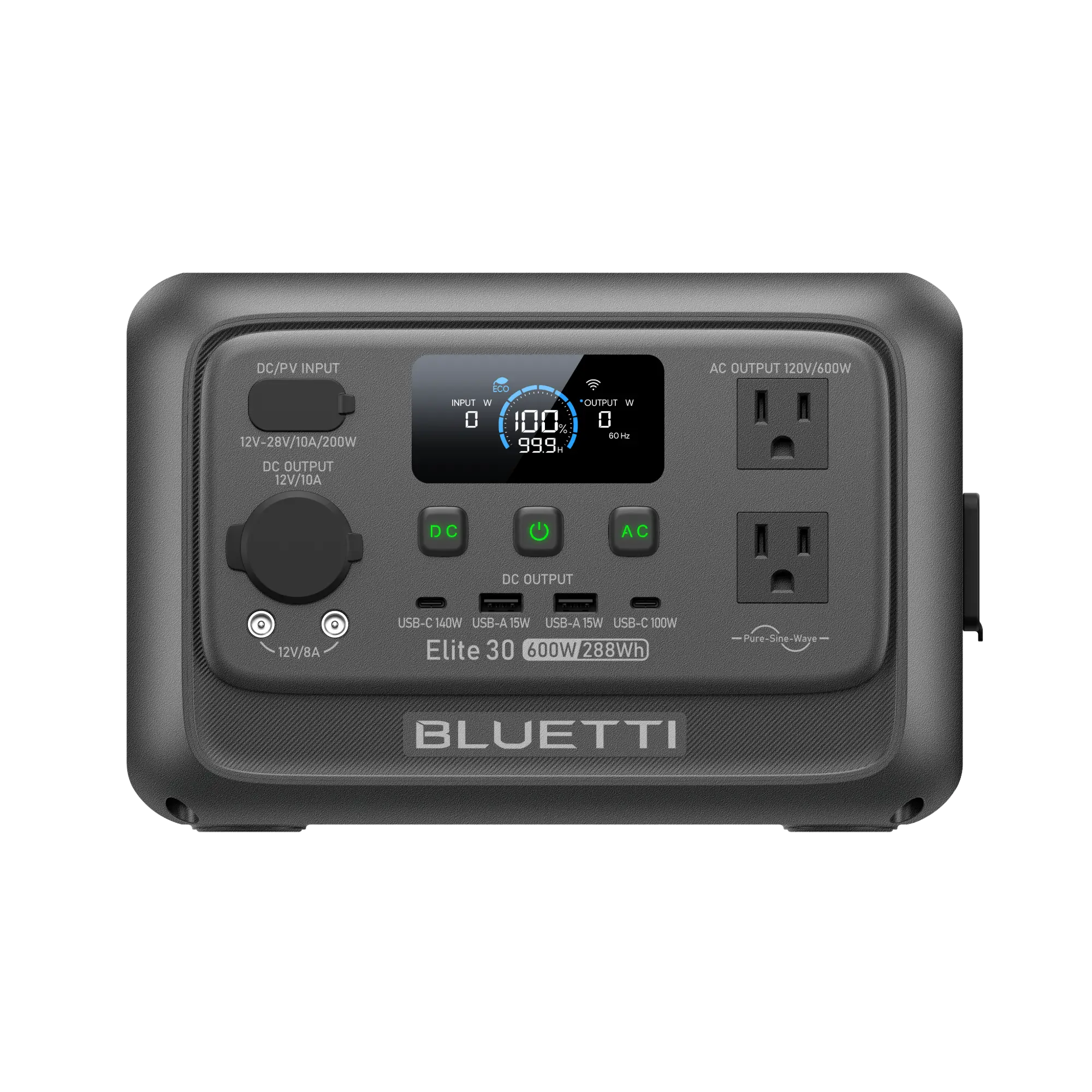 Зарядная станция Bluetti Elite 30 V2 600 Вт / 288 Вт·ч 2